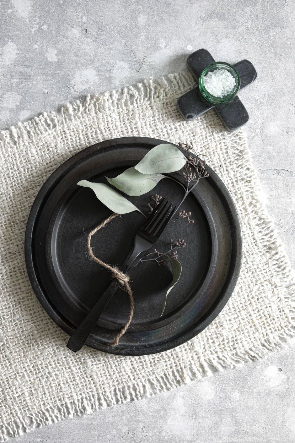 Het Terracotta Burned Bord - Zwart - M