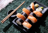 The Burned Sushi Plate - Black - L