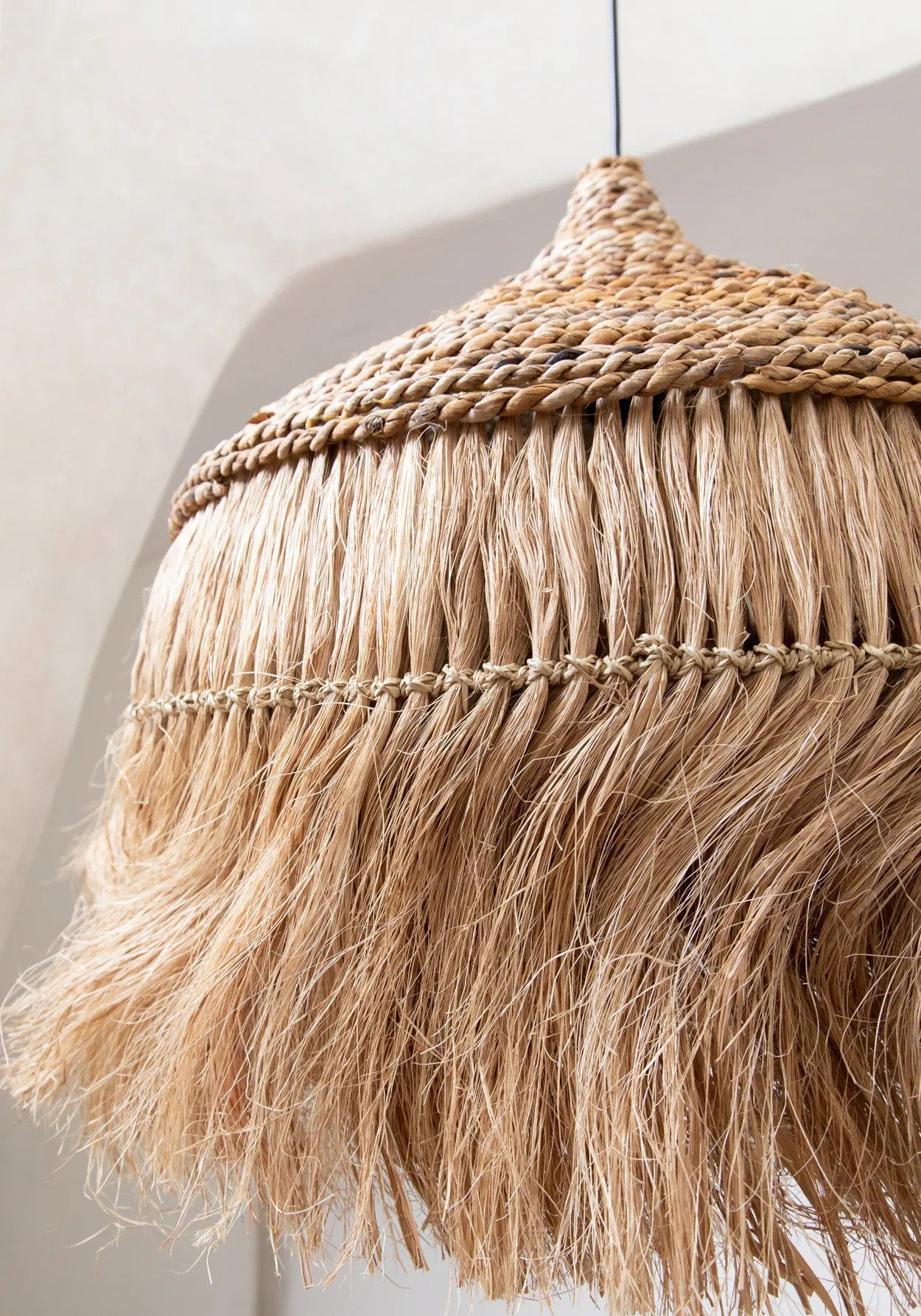 De Abaca Hoola Hanglamp - Naturel - L