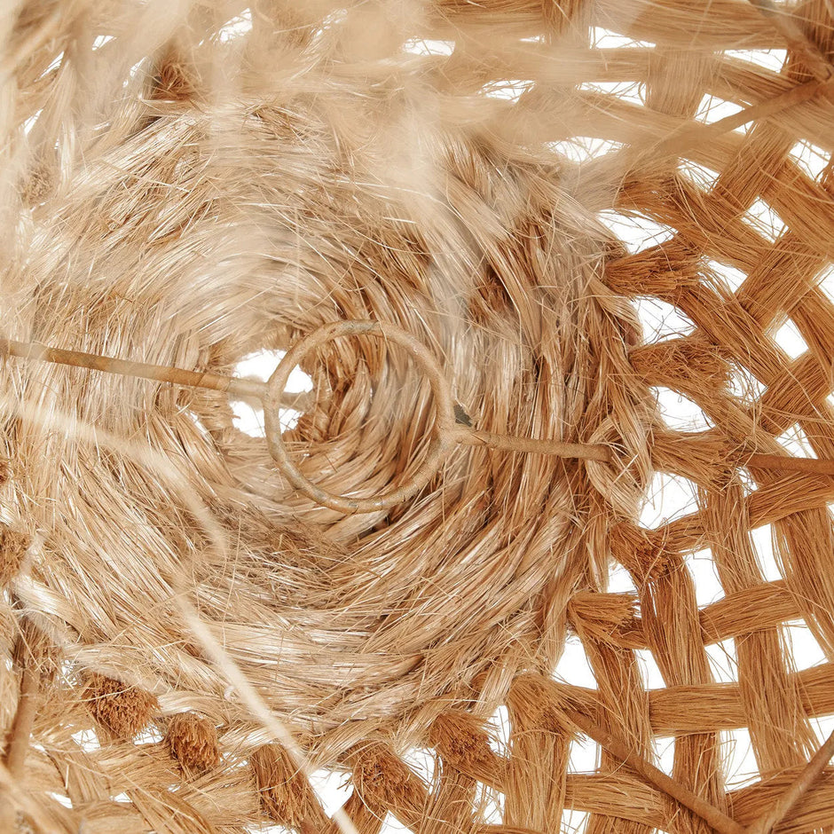 The Abaca Jelly Fish Pendant - Natural - S